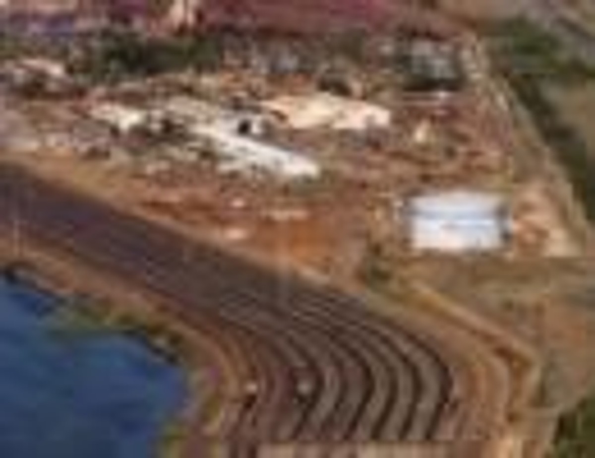 Port przeładunkowy BHP Billition w Nelson Point , Australii.
