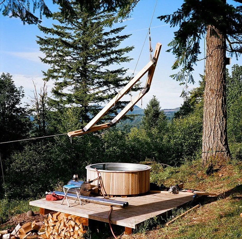 U pripremi je čak i pravi džakuzi koji će se grejati na vatru