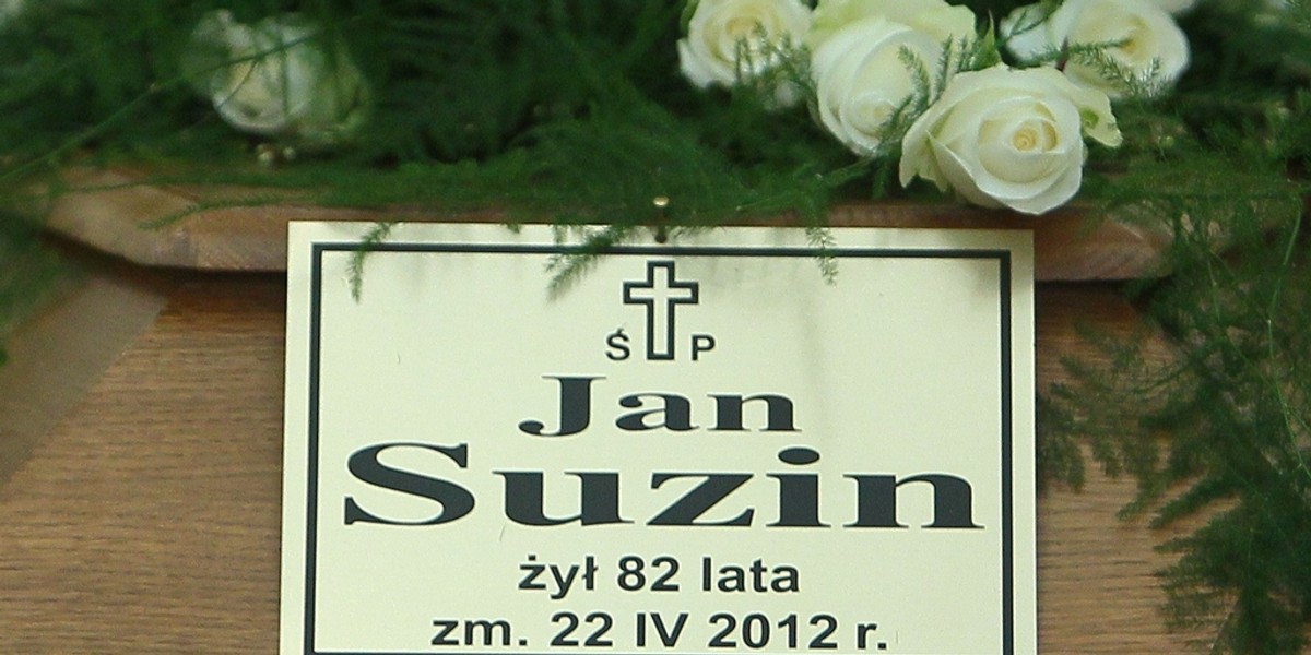 Jan Suzin pogrzeb