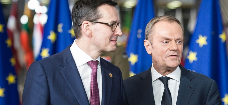 Tusk kpi z "biznesmena dekady". W obronie Morawieckiego stanął Pereira