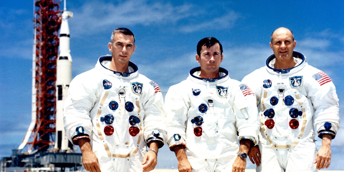 Załoga Apollo 10: Eugene Cernan, John Young, Thomas Stafford 