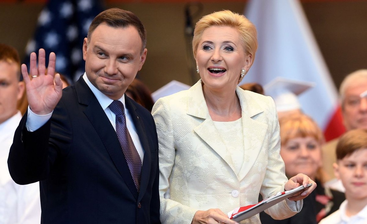 Andrzej Duda i Agata Duda