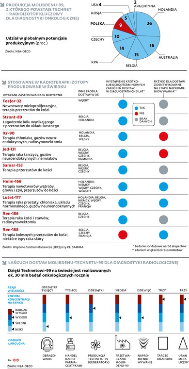 Reaktor Maria to jedno z czterech najważniejszych w Europie źródeł stosowanych w diagnostyce i terapii izotopów promieniotwórczych. Zapotrzebowanie na nie rośnie, a przerwy w pracy reaktorów badawczych, przyczyniają się do zakłóceń w dostawach.