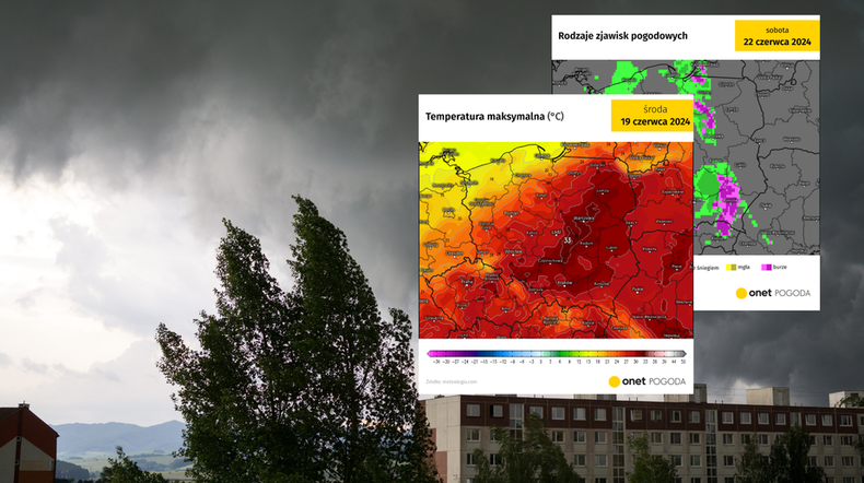 Upały na zmianę z nawałnicami. Bardzo niepokojące prognozy na kolejne dni (screen: meteologix.com)