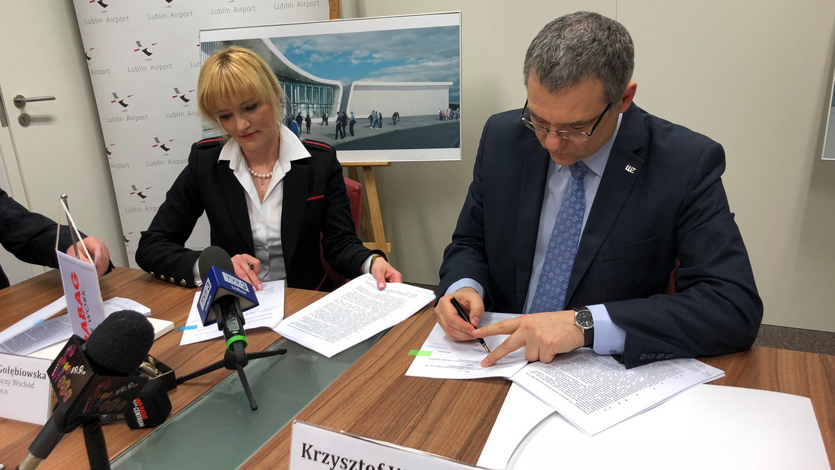 Około 10,6 mln zł netto otrzyma firma Strabag, która rozbuduje terminal pasażerski Portu Lotniczego Lublin. Prace ruszą w kwietniu i potrwają do końca tego roku.