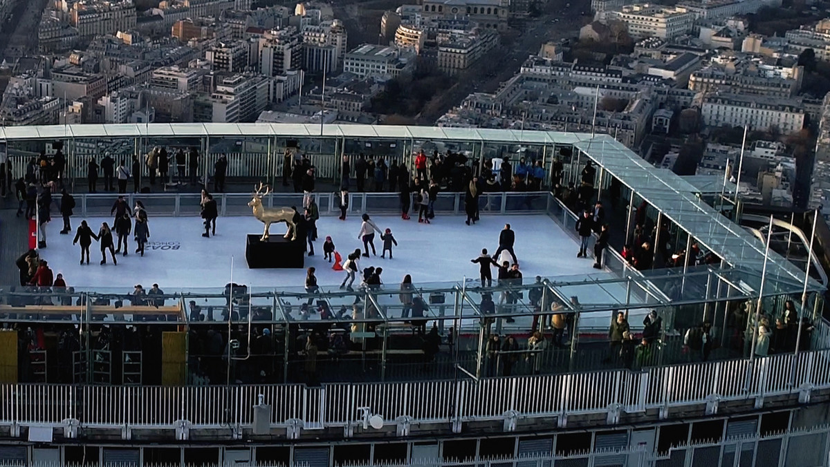 Wieża Montparnasse: lodowisko na wysokości ponad 200 m w Paryżu