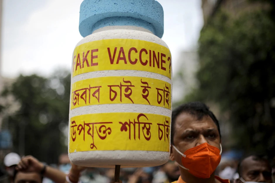 Protest zbog lažnih vakcina u Kolkati