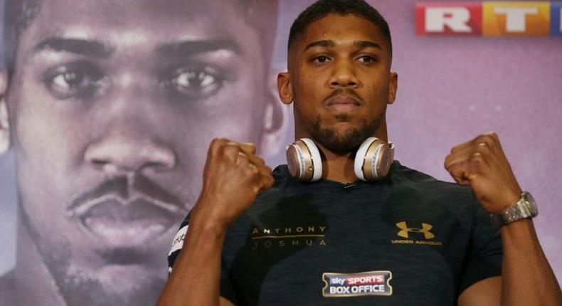 Britain's Anthony Joshua has knocked out all of his professional opponents