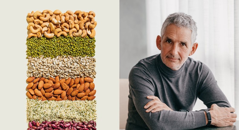 Tim Spector is a nutrition expert who thinks people should prioritize adding fiber to their diets instead of protein.Getty/ZOE