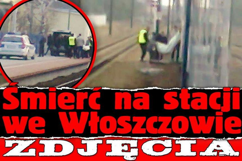 Śmierć na stacji we Włoszczowie. Zdjęcia