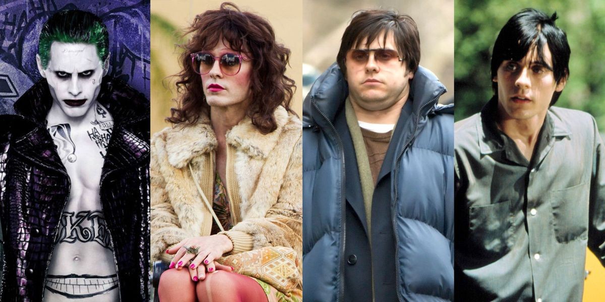 Transformácie Jareda Leto do filmových postáv