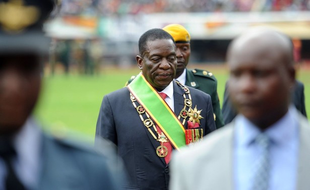 Tymczasowy prezydent Zimbabwe Emmerson Mnangagwa