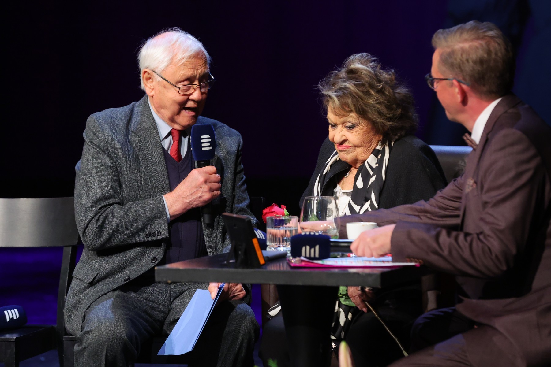 Jaroslav Satoranský, Jiřina Bohdalová a Aleš Cibulka.