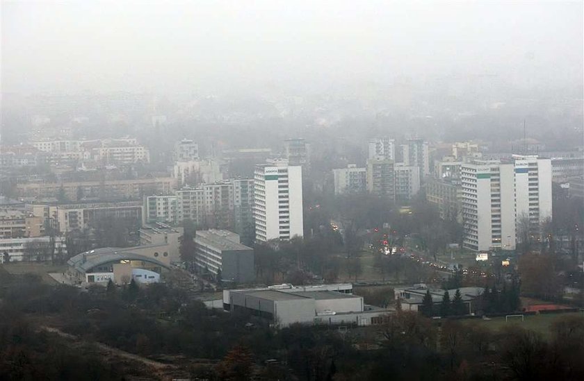 Toksyczny smog nad miastem