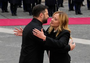Zelenski i  Đorđa Meloni