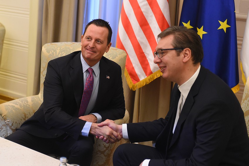 Ričard Grenel i Aleksandar Vučić