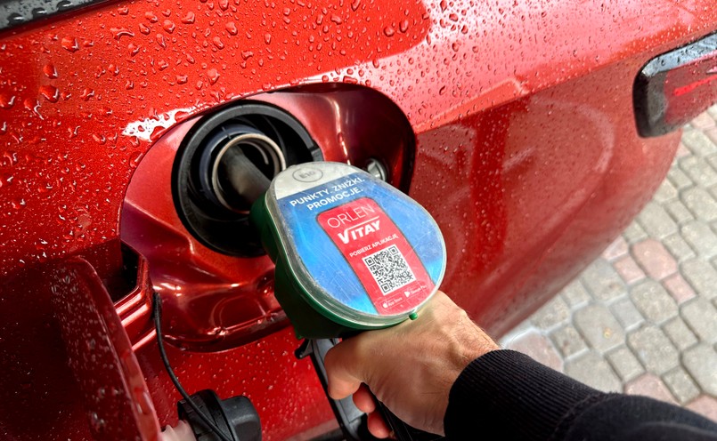 Tankowanie paliwa na stacji Orlen