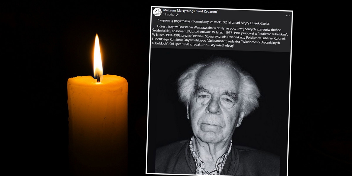 Zmarł red. Alojzy Leszek Gzella. Miał 91 lat.