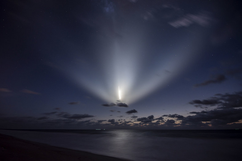 NASA SpaceX Crew-2 - zdjęcie ze startu misji