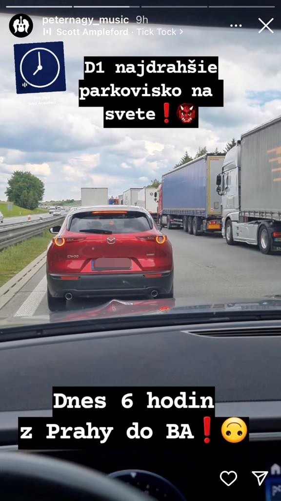 Cesta mu trvala až šesť hodín.