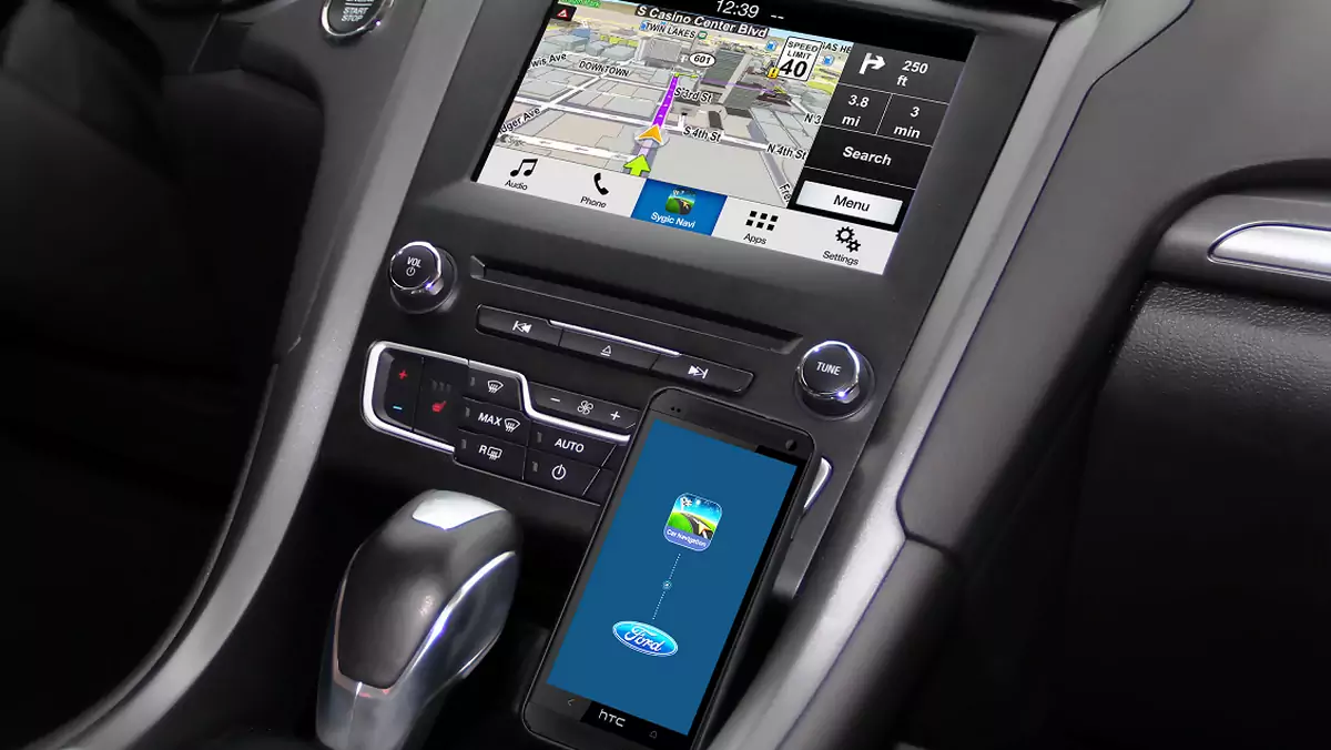 Nawigacja z telefonu z Android i Ford AppLink