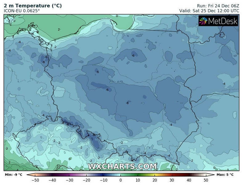 W sobotę wróci mróz