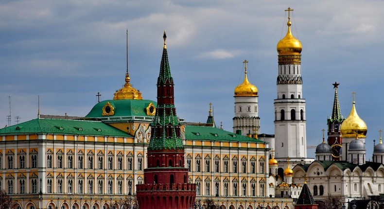 The Kremlin Palace in Moscow, Russia.