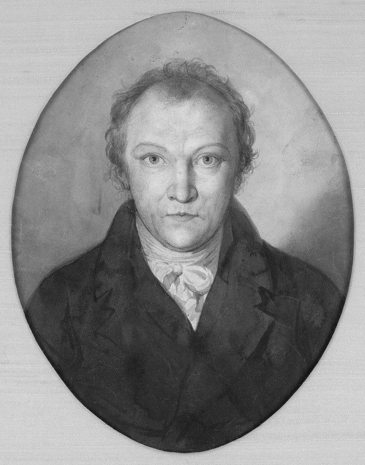 William Blake, "Portrait of William Blake" (1802)