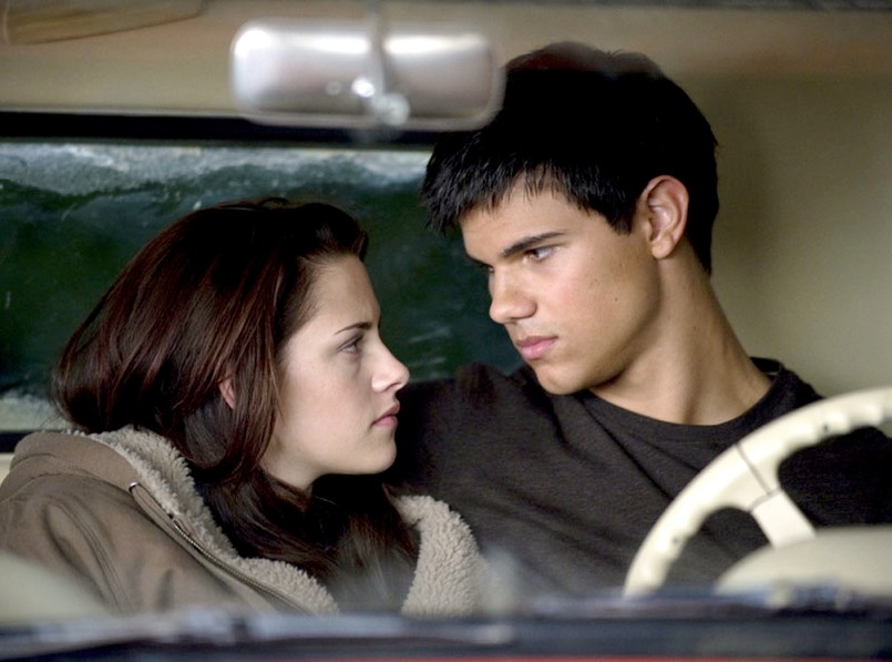 Gwiazdy  quot;Księżyca w nowiu quot; - Kristen Stewart i Taylor Lautner