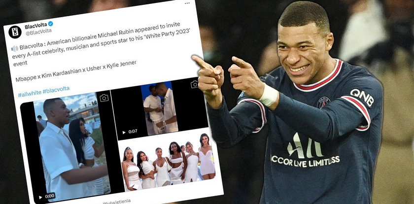 Mbappe imprezował z Kim Kardashian. Fani przestrzegają gwiazdora przed... klątwą!