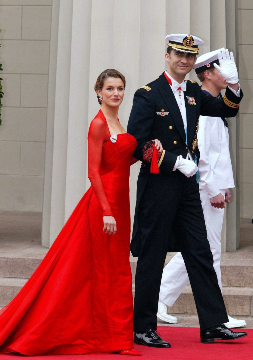 Księżna Letizia i książę Felipe