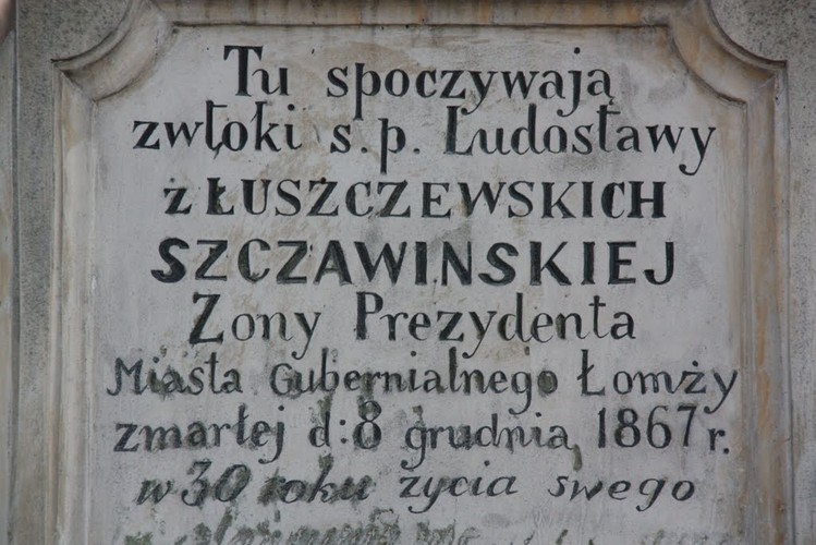 STARY CMENTARZ KATEDRALNY W ŁOMŻY
