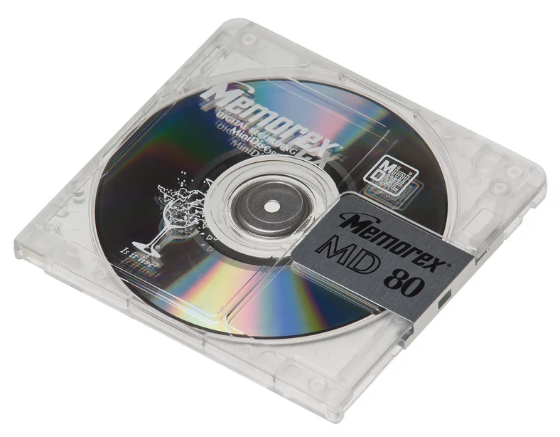 Płyta MiniDisc produkowana przez firmę Memorex. Pozwalała na zapisanie do 80 min. muzyki