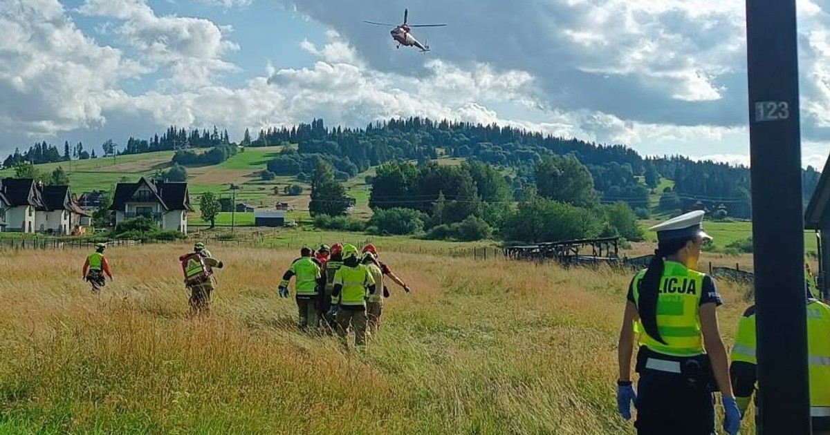 Tragiczny wypadek w Białce Tatrzańskiej: Dziecko w ciężkim stanie