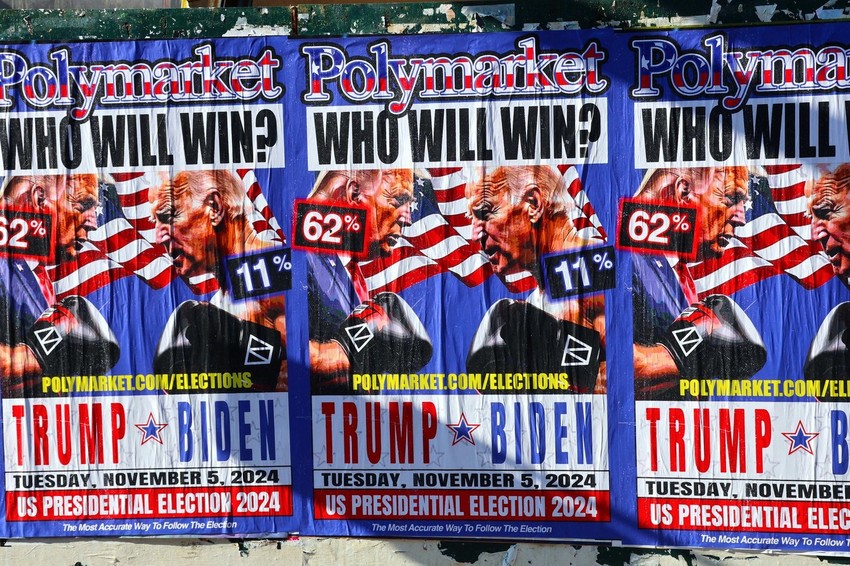 Plakati Bajdena i Trampa