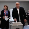 Viktor Orban na glasanju u Budimpešti 12. aprila