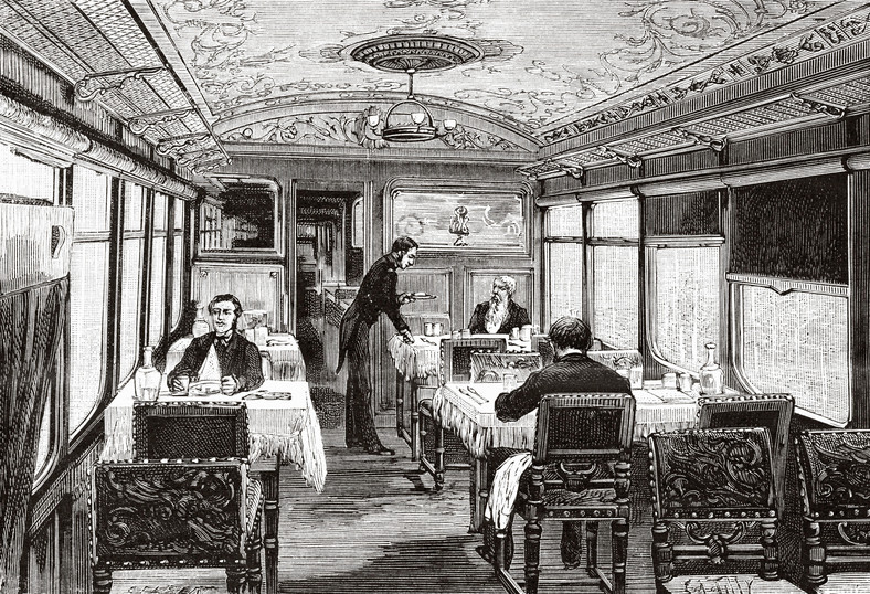 Orient Express, wagon restauracyjny, 1884