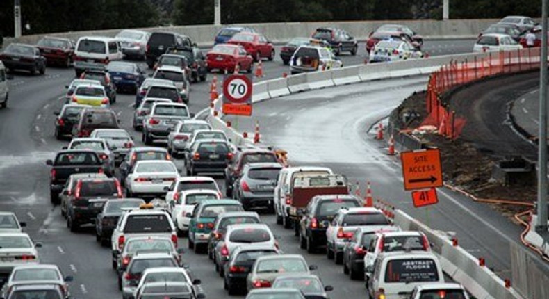 Traffic in Auckland