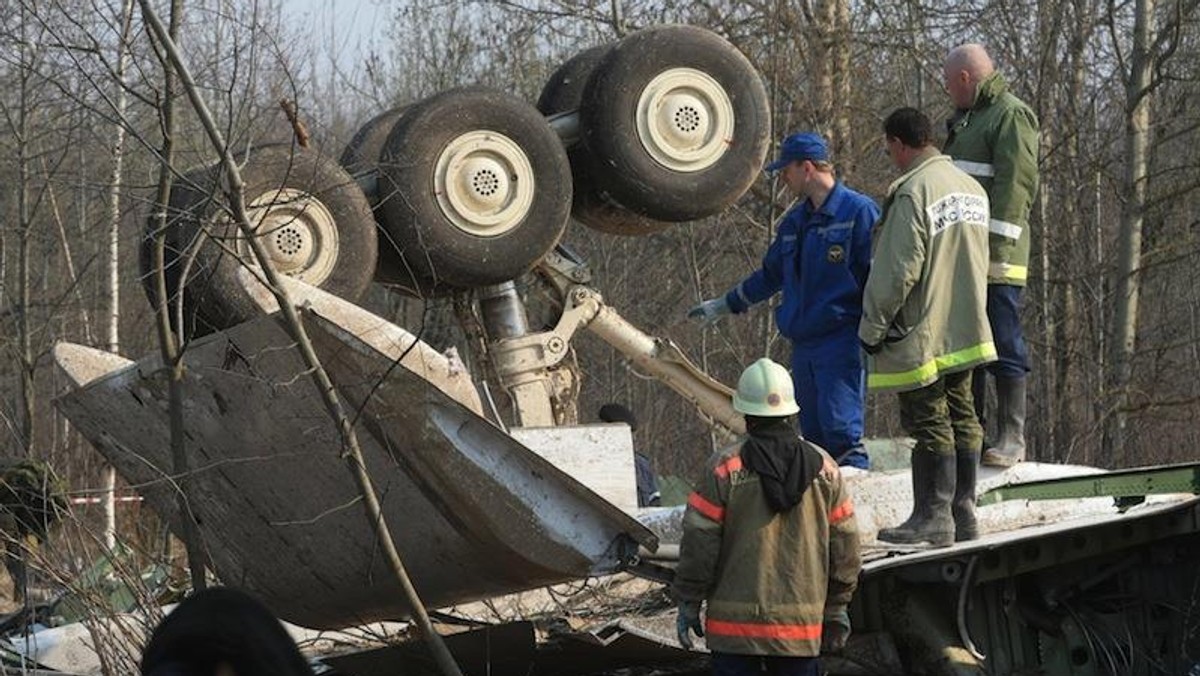 Tu-154 wrak, tupolew, Smoleńsk