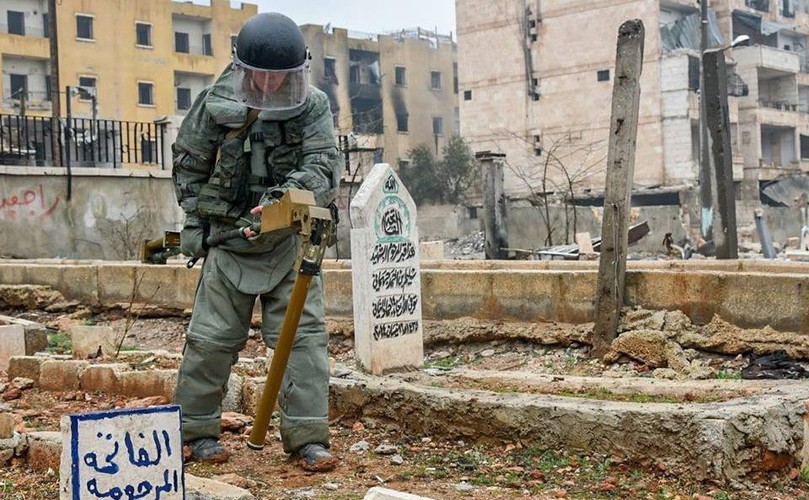 ROSYJSCY ŻOŁNIERZE W ALEPPO