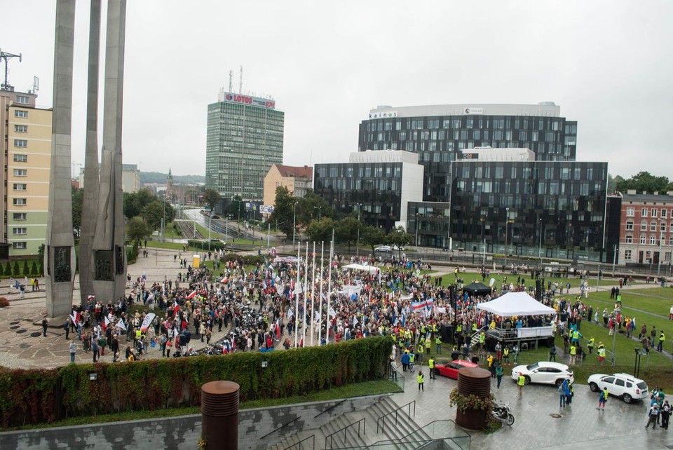 Manifestacja KOD w Gdańsku