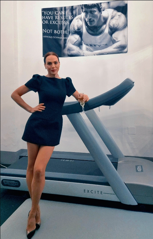 Bývalá moderátorka Adriana Kneissl. 