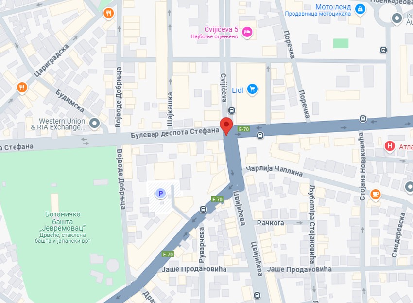 Bulevar despota Stefana i Cvijićeva ulica