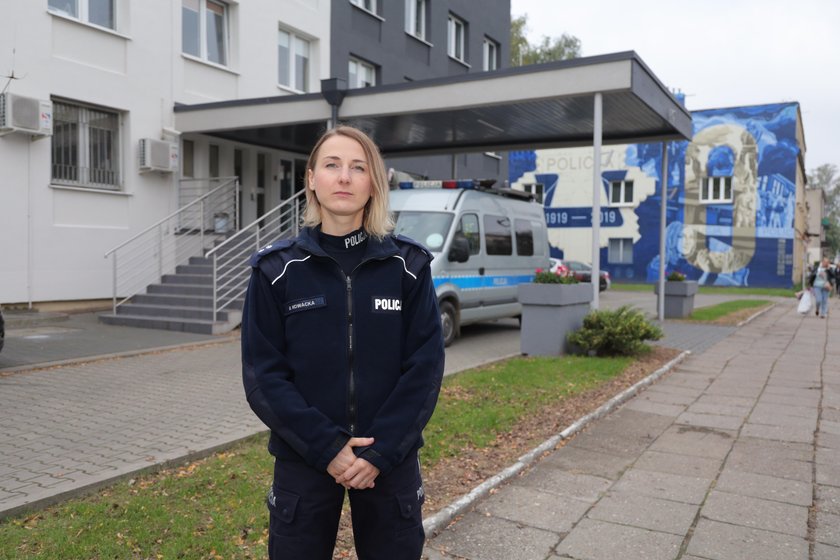 Magdalena Nowacka, oficer prasowy policji w Zgierzu