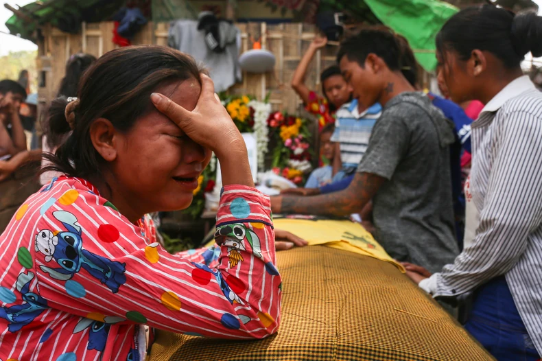 Sahrana poginulog demonstranta u Mandalaju