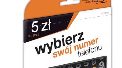 Wybierz swój numer telefonu w Orange na kartę