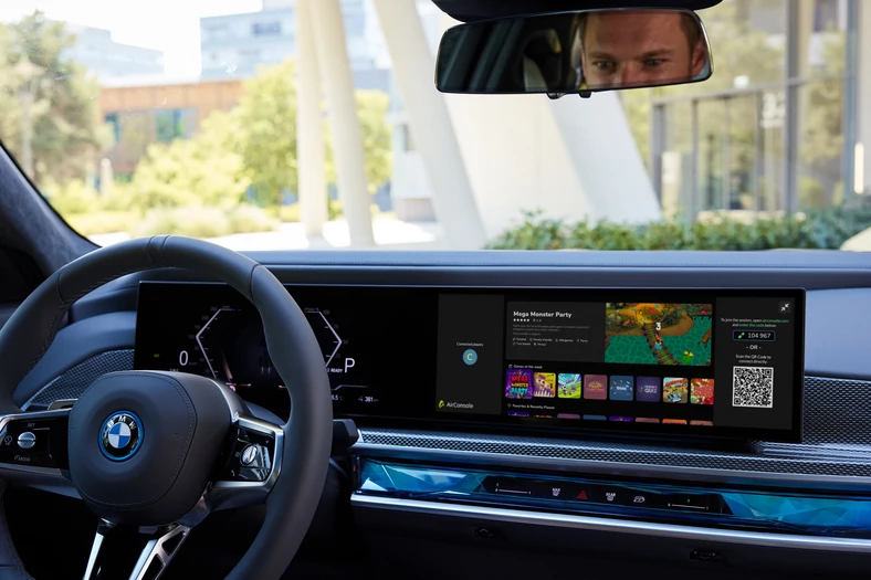 Już od 2023 r. użytkownicy BMW będą mogli grać na ekranach swoich samochodów