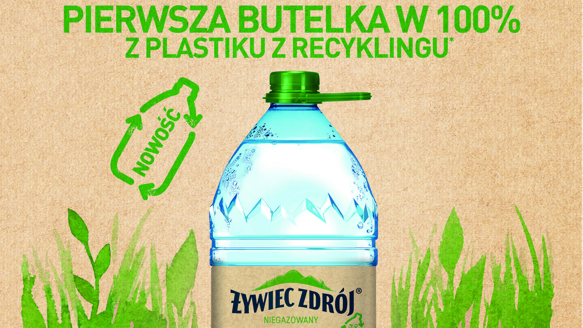 Żywiec Zdrój® wprowadził pierwszą w swojej ofercie butelkę wykonaną w 100 proc. z plastiku z recyklingu. Działaniem tym marka pokazuje odpowiedzialne podejście do kwestii wprowadzanych na rynek opakowań i jednocześnie zwraca uwagę konsumentów na fakt, że nowe opakowania mogą powstawać z plastiku z recyklingu. Każda zużyta butelka PET jest wartościowym surowcem wtórnym i, jeśli postąpimy z nią odpowiedzialnie i poddamy recyklingowi, może zyskać drugie życie. To kolejny krok ku realizacji zobowiązania środowiskowego marki, zgodnie z którym już w 2020 roku taka sama ilość plastiku, jaką Żywiec Zdrój® wprowadzi na rynek, zostanie z niego zebrana i poddana recyklingowi. 