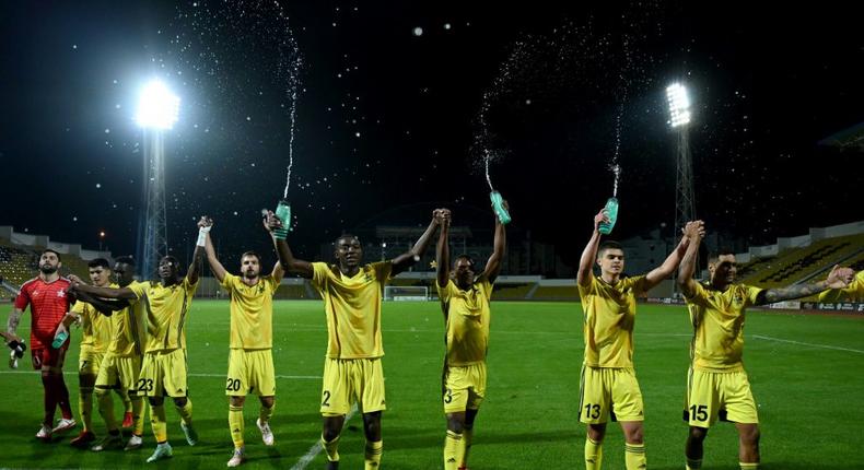 Minnows Sheriff Tiraspol shocked European giants Real Madrid in this season's Champions League Creator: Sergei GAPON