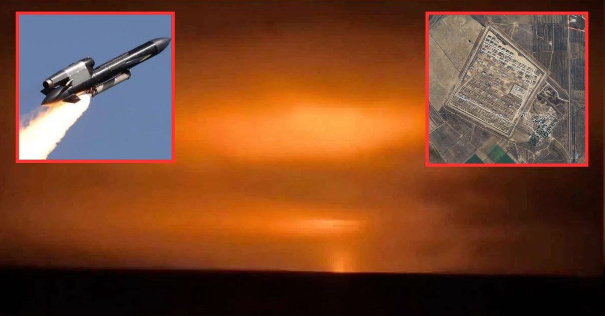 Flamingi runęły na rosyjski arsenał. Seria eksplozji rozświetliła niebo